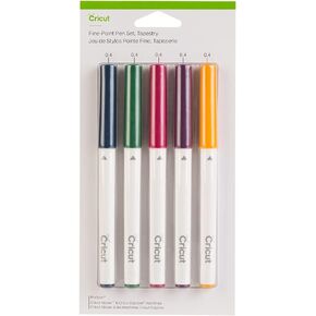 Cricut Ultimate Fine Point Pen Set, 0.4mm Fine Tip Pens to Write, Draw & Color, Create Personalized Cards & Invites, Use with Cricut Maker and Explore Cutting Machines, 30 Assorted Colored Pens 1 Pack