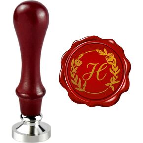 Wax Seal Stamp, Silver Brass Seal 25mm Dia, Wedding Invitation, Cards Envelopes, Gift Wrap Initial, Christmas Thanks Giving, Alphabet Letter W