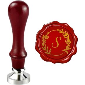 ختم ختم الشمع، ختم نحاسي فضي بقطر 25 مم، دعوة زفاف، مغلفات بطاقات، تغليف الهدايا الأولي، عيد الشكر على العطاء، حرف أبجدي W in Kuwait