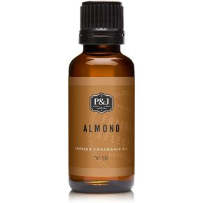 P&J Trading Fragrance Oil | Almond Oil 30ml - Candle Scents for Candle Making, Freshie Scents, Soap Making Supplies, Diffuser Oil Scents