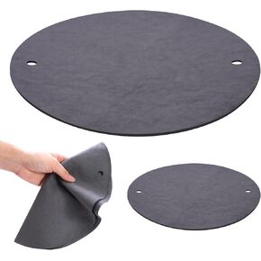12 inch BatMate for Pottery and Ceramics, Upgraded Round Clay Throwing Cloth for Making Pottery Ceramics, Bat Mat for Pottery Tools & Pottery Machine Accessories (Black) in Kuwait