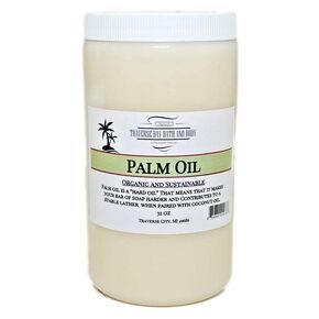 Traverse Bay Bath and Body Palm oil, Soap making supplies. Organic, Sustainable, Kosher, 32 fl oz. DIY projects.
