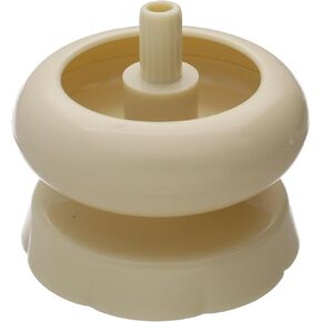 The Beadsmith Spin & String Power Spinner– Plastic Spinning Wheel with 3 Cups & 2 Needles –Requires 2 AA Batteries – Quickly & Efficiently String Seed Beads for Jewelry, Fringe and DIY Arts & Crafts