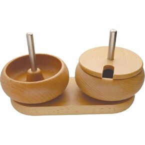 The Beadsmith Spin & String Power Spinner– Plastic Spinning Wheel with 3 Cups & 2 Needles –Requires 2 AA Batteries – Quickly & Efficiently String Seed Beads for Jewelry, Fringe and DIY Arts & Crafts in Kuwait