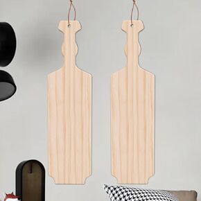 Sorority Paddle 15 Inch, Unfinished Solid Pine Wooden Paddle, Greek Fraternity Paddle for Drawing,Crafts & Home Decorating in Kuwait