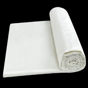HOTGODEN Light Weight 100% Cotton Muslin Fabric: 63 inch x 2,5,10 Yards Unbleached Muslin Linen Fabric Material for Sewing Material Apparel Cloth
