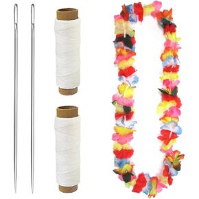 مجموعة إبر Lei، 4 قطع إبر تنجيد طويلة وخيط إبر خياطة طويلة 30.48 سم من أجل إكسسوارات الخياطة إكليل الزهور من هاواي ليز للتخرج in Kuwait