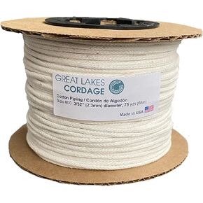 3/32" Cotton Piping Cord, Size 000 (75 yds)
