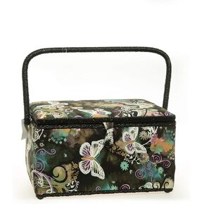 4397 Rectangle Jumbo Sewing Basket 16 Bundle with 811 Sewing Accessory Kit