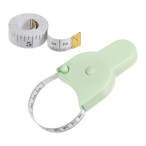 Body Measure Tape 150cm Metric Pink Retractable Measuring Tape with 60" Double Scale White Soft Tape Measure for Body Measurements, Sewing, Cloth