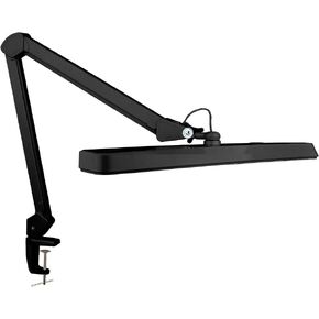 Neatfi (New Model) XL 2,500 Lumens LED Task Lamp with Clamp, 3 Light Modes, 3000-6000K Correlated Color Temperature, 30W, Dimmable, 162 Pcs SMD LED, Desk Light for Home, Office (CCT, Black)