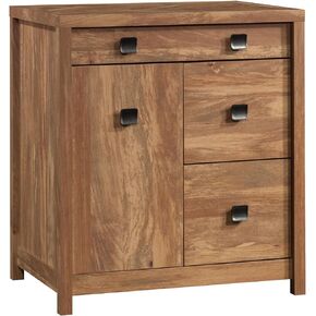 Sauder Cannery Bridge Credenza, L: 31.73" x W: 22.05" x H: 35.24", Sindoori Mango Finish