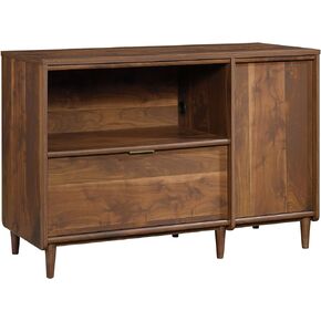 Sauder Clifford Place Credenza, For TV's up to 46", Grand Walnut finish