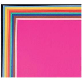 School Smart 1485739 Railroad Board, 4-ply Thickness, 22" x 28", Assorted Color 25 Count, (Pack of 1)