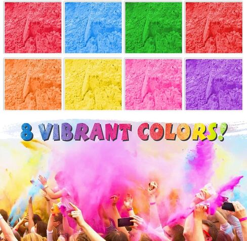 كرات مسحوق ملونة من ARELUX، 12 عبوة، كرات طباشير هولي ملونة قابلة لإعادة الملء، كرات رمي ​​في 75 جرام، تشغيل ألوان ممتع، تصوير دخاني، ماراثون، يكشف عن الجنس لالتقاط الصور، رانجولي، حروب إرم الألوان، الحفلات والمهرجانات in Kuwait