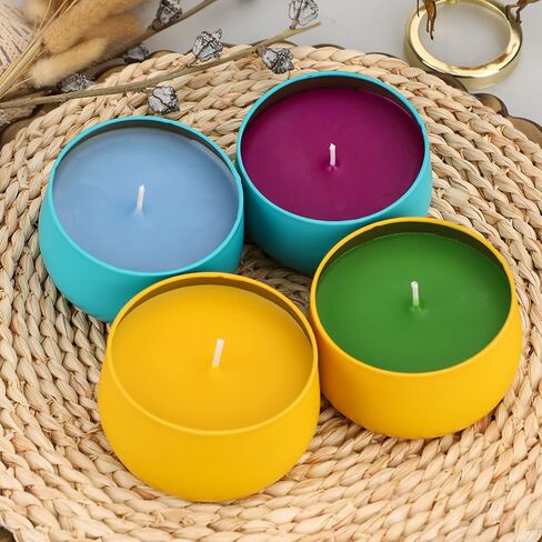 Candle Making Kit, Beeswax Candle Making Supplies for Beginners with Woven Basket, Beeswax, Melting Pot, Wicks, Candle Tins, Mixing Spoon, Dyes, Essential Oil, Thermometer in Saudi Arabia