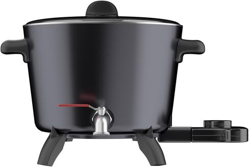 وعاء صهر الشمع الكهربائي لصنع الشموع 7 QT / 14 LBs وعاء صهر شمع الصويا غير لاصق مع صنبور صب والتحكم في درجة الحرارة in Saudi Arabia