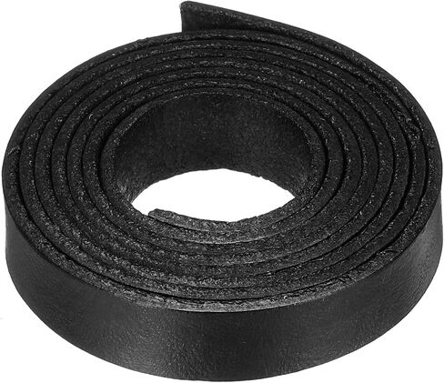 uxcell 3.3 Yards 10mm Flat Leather Cord, Leather Lacing Strips for DIY Crafts Red Brown in Saudi Arabia