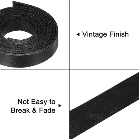 uxcell 3.3 Yards 10mm Flat Leather Cord, Leather Lacing Strips for DIY Crafts Red Brown in Saudi Arabia