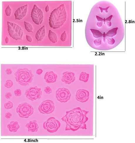 Photo Frame Fondant Mold Picture Frames Silicone Molds Vintage Mirror Frame Molds for Cake Decorating Cupcake Topper Chocolate Candy Polymer Clay in Saudi Arabia
