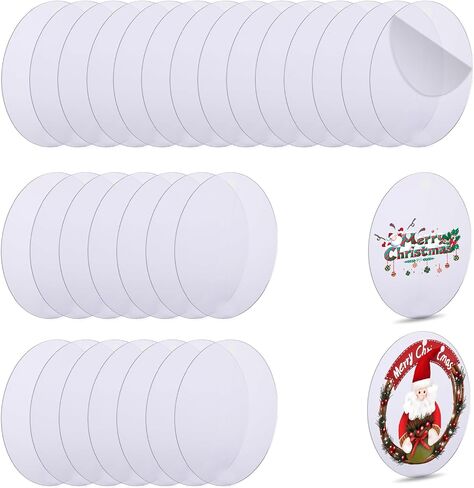 30 Pack Clear Acrylic Disc Plexiglass Circle Blanks Transparent Round Acrylic Sheets Painting Blank Board Ornaments for DIY Projects Crafts Picture Frames Table Signs Halloween Christmas 2 Inch in Saudi Arabia