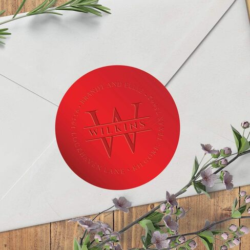 Foil Seals for Designer Embosser, Red in Saudi Arabia