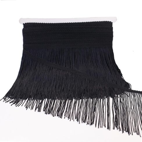 Silver Fringe Trim 5 Yards Fringe Tassel Trim Chainette Sewing Lace Trim for DIY Crafts Clothes Home Party Decoration in Saudi Arabia