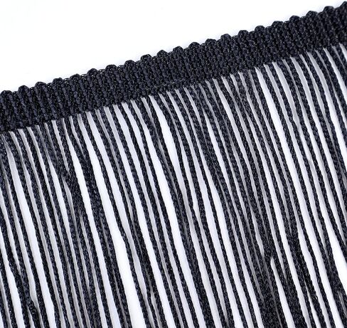 Silver Fringe Trim 5 Yards Fringe Tassel Trim Chainette Sewing Lace Trim for DIY Crafts Clothes Home Party Decoration in Saudi Arabia