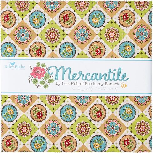 Lori Holt Mercantile 10" Stacker 42 10-inch Squares Layer Cake Riley Blake Designs 10-14380-42 in Saudi Arabia