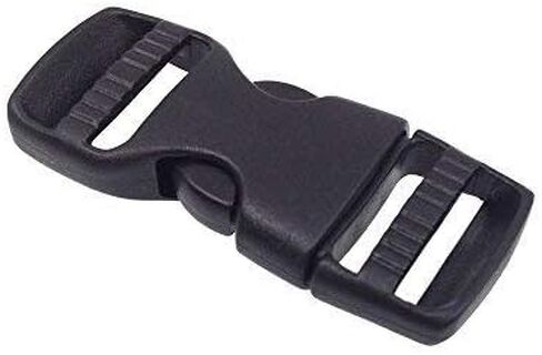 DGQ أبازيم جانبية سريعة الفك بعرض 5/8 بوصة، 10 حزم مزدوجة قابلة للتعديل بدون مشابك خياطة، استبدال البلاستيك شديد التحمل لحزام الظهر من النايلون، حزمة مراوح حزام من النايلون، أطواق الكلاب in Kuwait