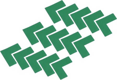PATIKIL 5s زاوية تحديد الموقع 2x2x0.8 بوصة 25 حزمة علامة أرضية على شكل L لسطح طاولة المكتب، المكتب، أرضية المستودع، أسود in Kuwait
