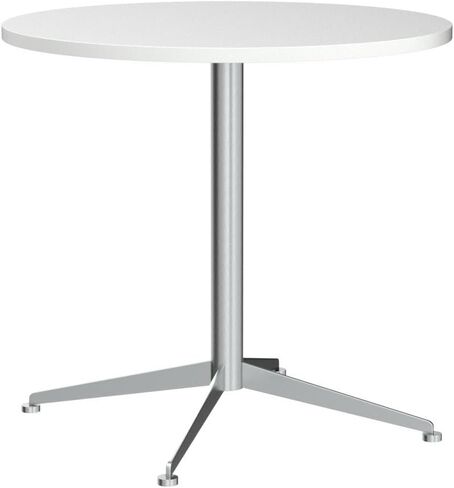 Round Office Table Conference Table Small Dining Table Coffee Meeting Table for Office Boardroom Kitchen Living Room Waterproof Desktop Easy Assembly 31.5 inch in Saudi Arabia