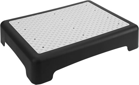 Step Stool for Adults, Heavy Duty, Anti-Slip, Ideal for Outdoor, Kitchen, Bathroom, Bedroom, Plastic, Holds 440 lbs, Half Step Ladder(Medium-Sized) in Saudi Arabia