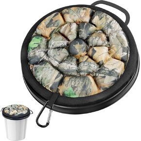 غطاء مقعد دلو 5 جالون ، وسادة مقعد مقعد 360 درجة من الرغوة مع قمة مبطنة للصيد وصيد الأسماك والتخييم والتدريب على البيسبول ، وتناسب دلو 11 "-11 3/4" in Kuwait