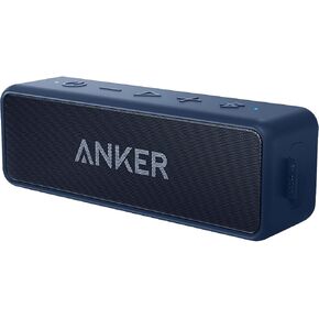 Anker soundcore 2 Portable Bluetooth Speaker, Stereo Sound, IPX7 | BassUp, 24H Playtime, Bluetooth 6, Wireless Speaker for Home, Outdoors, Travel in Kuwait