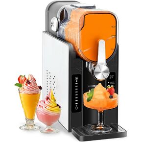 Slushie Machine for Home - 88oz No Ice Needed Frozen Drink & Slushy Maker with Auto-Clean, 6 Preset Programs (Margaritas, Frappés and More) & LED One-Touch 12h Reservation for Summer Party in Saudi Arabia
