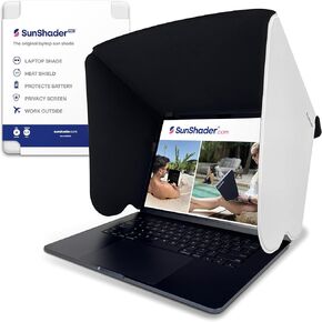 Laptop Sun Shade for Working Outside, SunShader Pro 5 (Size: L) - Patent 10963010 in Saudi Arabia