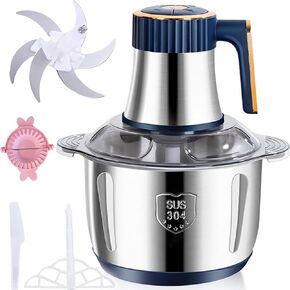VovioCleoFood Processors 500W Powerful Small Meat Grinder & Food Chopper 5LElectric Vegetable Chopper 5-Speed Mode for Meat fish Nuts Fruits Vegetables wait in Saudi Arabia