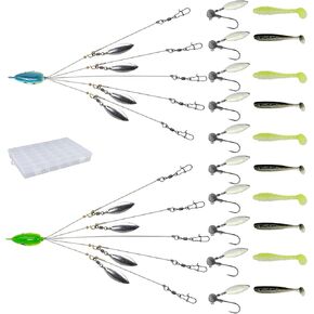 Alabama Umbrella Rigs Fishing Rigs Lure for Fishing Bass Bait Lure 8in 1/2OZ Fishing Bait Rigs in Saudi Arabia