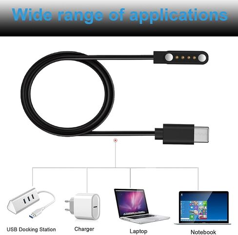 [2-Pack USB-C Charger for PLAUD Note AI Voice Recorder Charger Replacement Charging Cable Type C in Saudi Arabia
