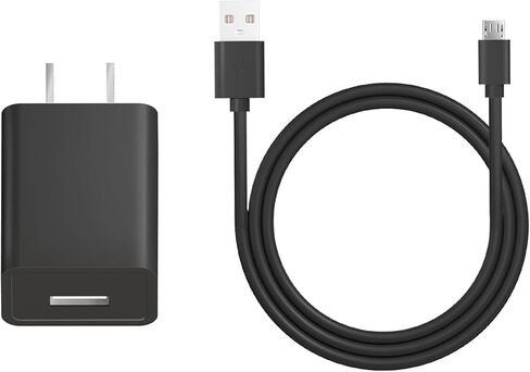 UL مدرج الشاحن السريع لـ Old Fire HD 6 7 8 10 HDX (1st-8th) ، Kindle Paperwhite (1st-4th) ، e-Reader ، Voyage ، DX (2009/2010) ، لوحة المفاتيح ، اللمس ، OASIS (1st-4th) مع كابل USB 5ft إلى Micro USB إلى Micro Cable in Saudi Arabia