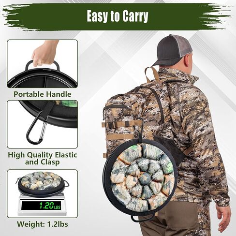 غطاء مقعد دلو 5 جالون ، وسادة مقعد مقعد 360 درجة من الرغوة مع قمة مبطنة للصيد وصيد الأسماك والتخييم والتدريب على البيسبول ، وتناسب دلو 11 "-11 3/4" in Kuwait