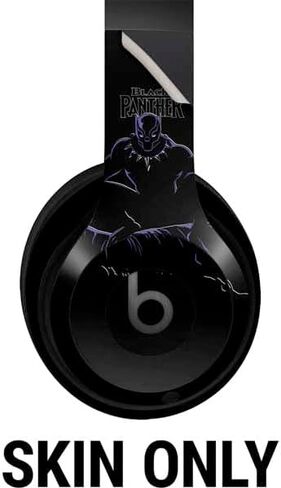 Skinit Decal Audio Skin Compatible with Beats Studio Pro Wireless Headphones - Officially Licensed Marvel Black Panther Night Time Watch Design in Saudi Arabia