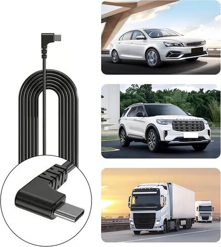 Universal DashCam Hardwiring Kit مع منفذ الطاقة USB-C ، ودعم مراقبة مواقف السيارات على مدار 24 ساعة وحماية منخفضة الجهد. in Kuwait