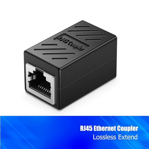 RJ45 Coupler ، Ethernet Coupler CAT6 CATPLER لـ CAT5E/CAT6/CAT7/CAT8 ، 1000MBPS Ethernet Extender ADAPTER LAN MONCET in Kuwait