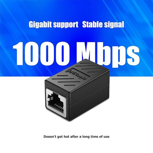 RJ45 Coupler ، Ethernet Coupler CAT6 CATPLER لـ CAT5E/CAT6/CAT7/CAT8 ، 1000MBPS Ethernet Extender ADAPTER LAN MONCET in Kuwait