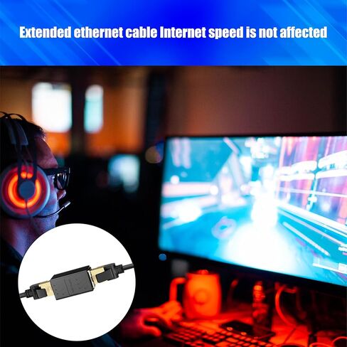 RJ45 Coupler ، Ethernet Coupler CAT6 CATPLER لـ CAT5E/CAT6/CAT7/CAT8 ، 1000MBPS Ethernet Extender ADAPTER LAN MONCET in Kuwait