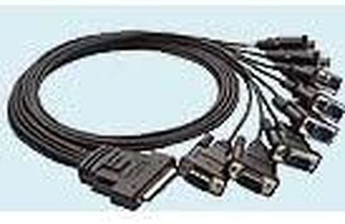 Moxa CBL-M68M9X8-100-SCSI VHDCI 68 ذكر إلى 8-PORT DB9 CONNECTION CABLE 100 سم in Saudi Arabia