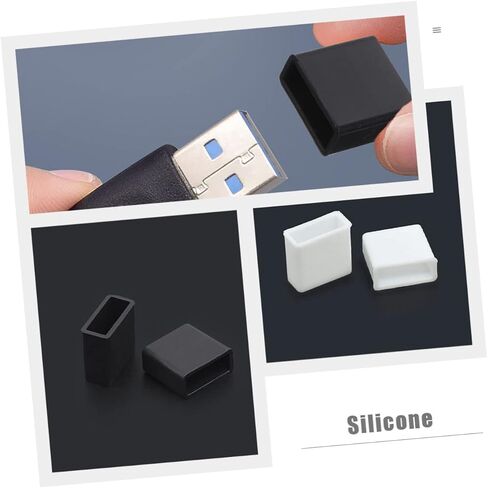 90 Pcs Plug Dust Cover USB Dust Stopper USB Charging Port Protector USB Cover Caps for USB Cover Plugs Silicone Cover for USB Plugs for USB Ports USB Port Cover USB Plugs (Assorted Colorx5pcs in Saudi Arabia