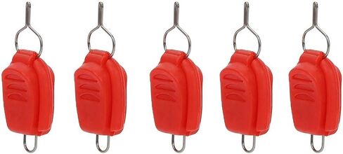 Tackle Spins Reel Line Clip Buckle Keeper, Baitcasting Reel Fishing Line Holder, Fishing Line Holder, Clip Buckle Stopper (红色) in Saudi Arabia